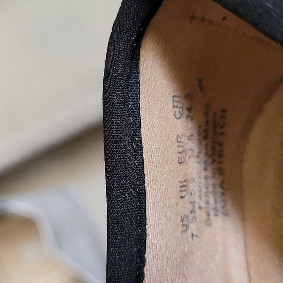 Black casual ballet/skimmer flats - Picture 10 of 12